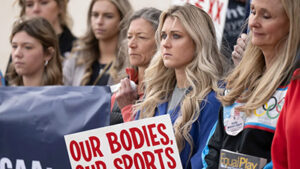 Current and former college athletes sue NCAA, alleging Title IX violations over transgender policy